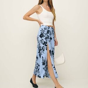 Reformation "Zoe"  Floral A-Line Skirt